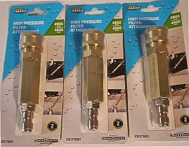 Surface Maxx Pro High Pressure Filter Attachment Lot Of 2 Gas 2637681 New Sealed