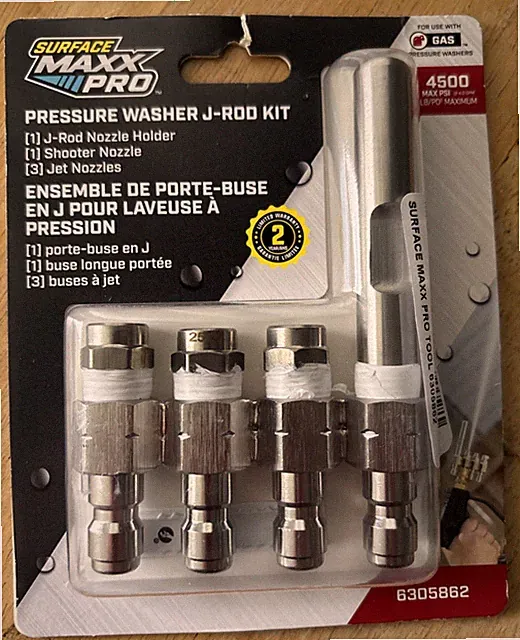 Surface Maxx Pro Pressure Washer J-Rod Kit (6305862)... FREE S&H!