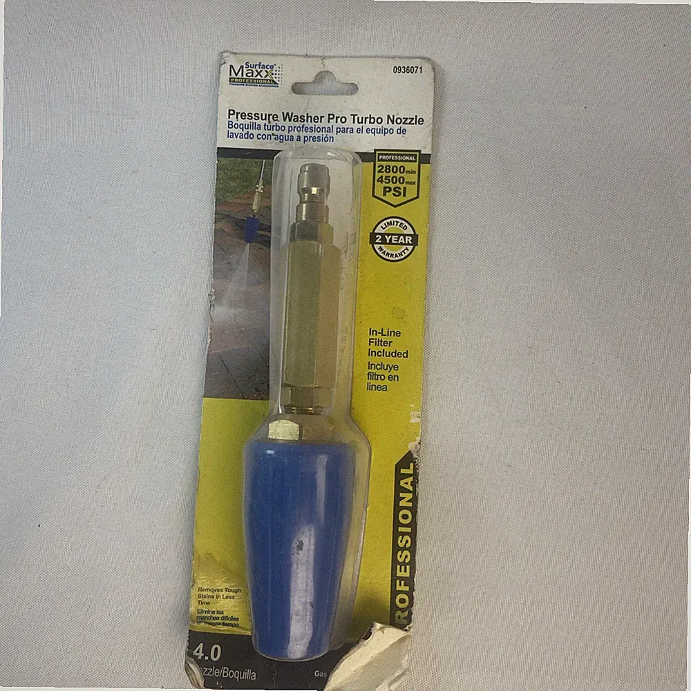 Surface Maxx Pro Pressure Washer Turbo Nozzle 4500 PSI - Blue (SGY-PWA76)
