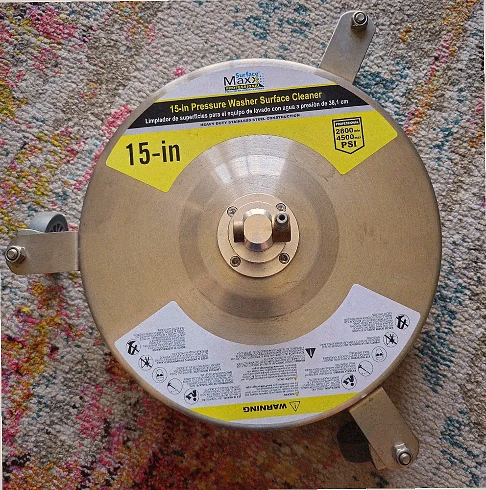 Surface Maxx Professional 15" Rotating Surface Cleaner For Pressure Washer 38.1