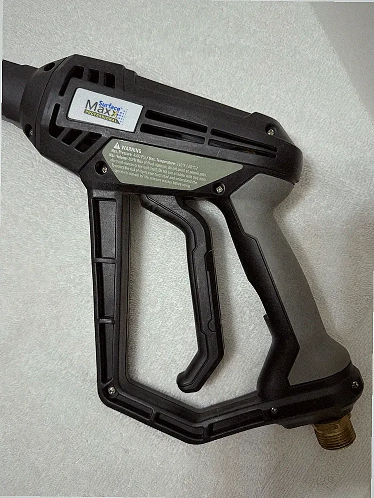 Surface Maxx Professional Pressure Washer Gun 4500 PSI Max. W/grip. 19”Extension