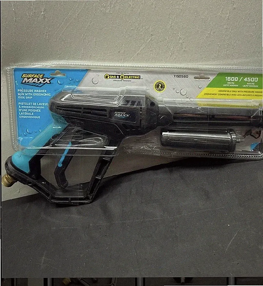 Surface Maxx Professional Pressure Washer Gun 4500 PSI Side Grip Electric Gas