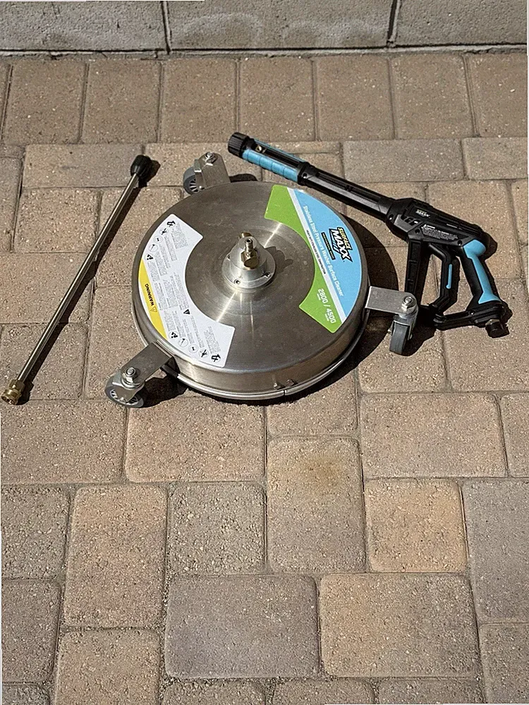 Surface Maxx Stainless Steel Surface Cleaner for Pressure Washer, Silver