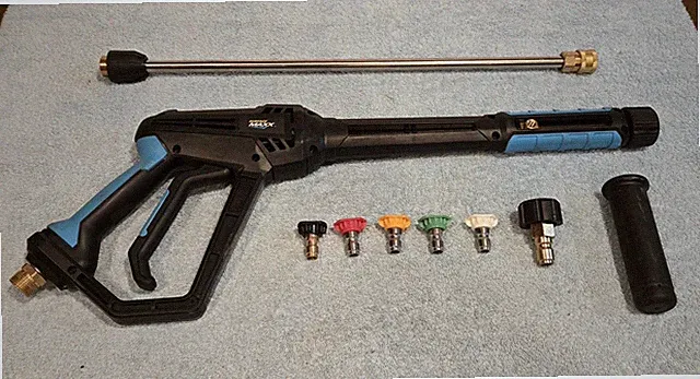 Surface Maxx up to 5000-PSI Plastic Pressure Washer Spray gun & All tips