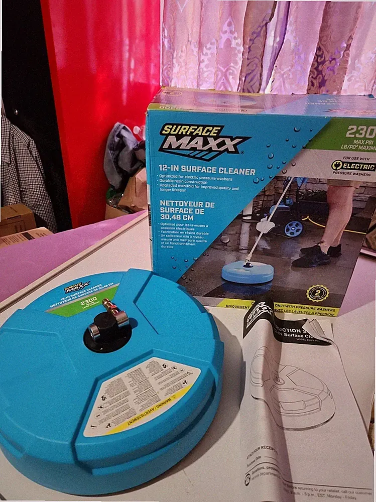 SurfaceMaxx 12” Surface Cleaner 2300 PSI Pressure Washer Attachment SGY-PWA201