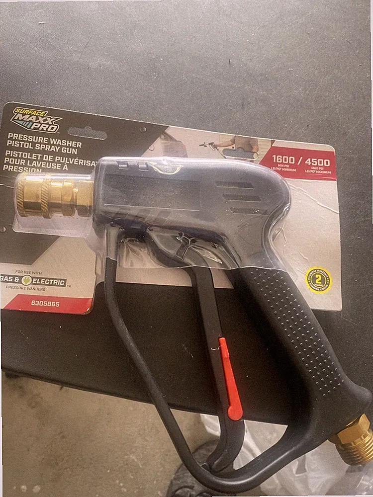 SurfaceMaxx Pressure Washer Gun 4500 PSI M22 Trigger Handle Gas Electric