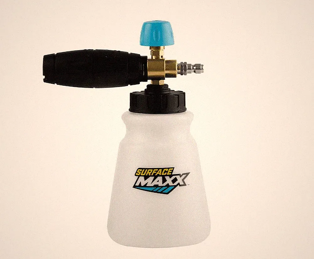 SURFACEMAXX Pro Foam Cannon 5000 PSI Pressure Washer Gas Adjustable Fan Pattern