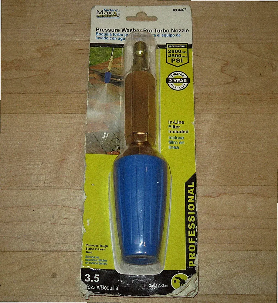 SurfaceMaxx Professional Pressure Washer Spinning Pro Turbo Nozzle 0936071 NEW
