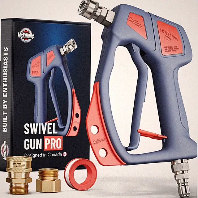 ® Swivel Gun Pro - Swivel High Pressure Water Handle with 3/8" Male Plug and...