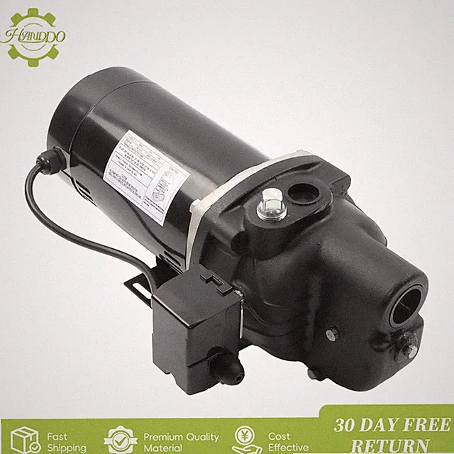 SWS100 Cast Iron Shallow Well Jet Pump 510 Gallons Per Hour 1HP 3480RPM 115/230V
