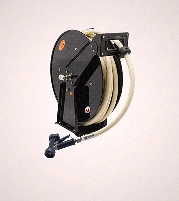 T&S 50’ Pressure Washer Hose Reel System Epoxy Coated Steel B-7245-03