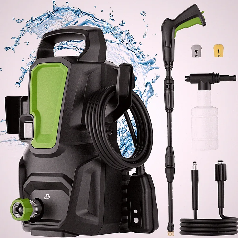 TACKLIFE Electric Pressure Washer,2000PSI Max 1.7GPM 120V Power Washer w/20FT