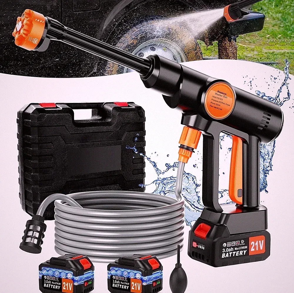Tanbaby RB-005 Cordless Pressure Washer, 970 PSI, 1.5 GPM, 550W Brushless Motor