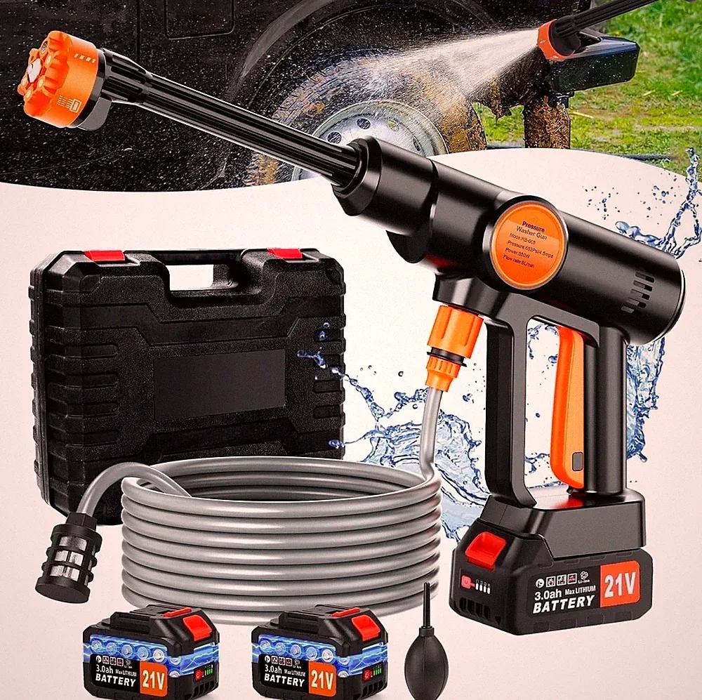 Tanbaby RB-005 Cordless Pressure Washer, 970 PSI, 1.5 GPM, 550W Brushless Motor
