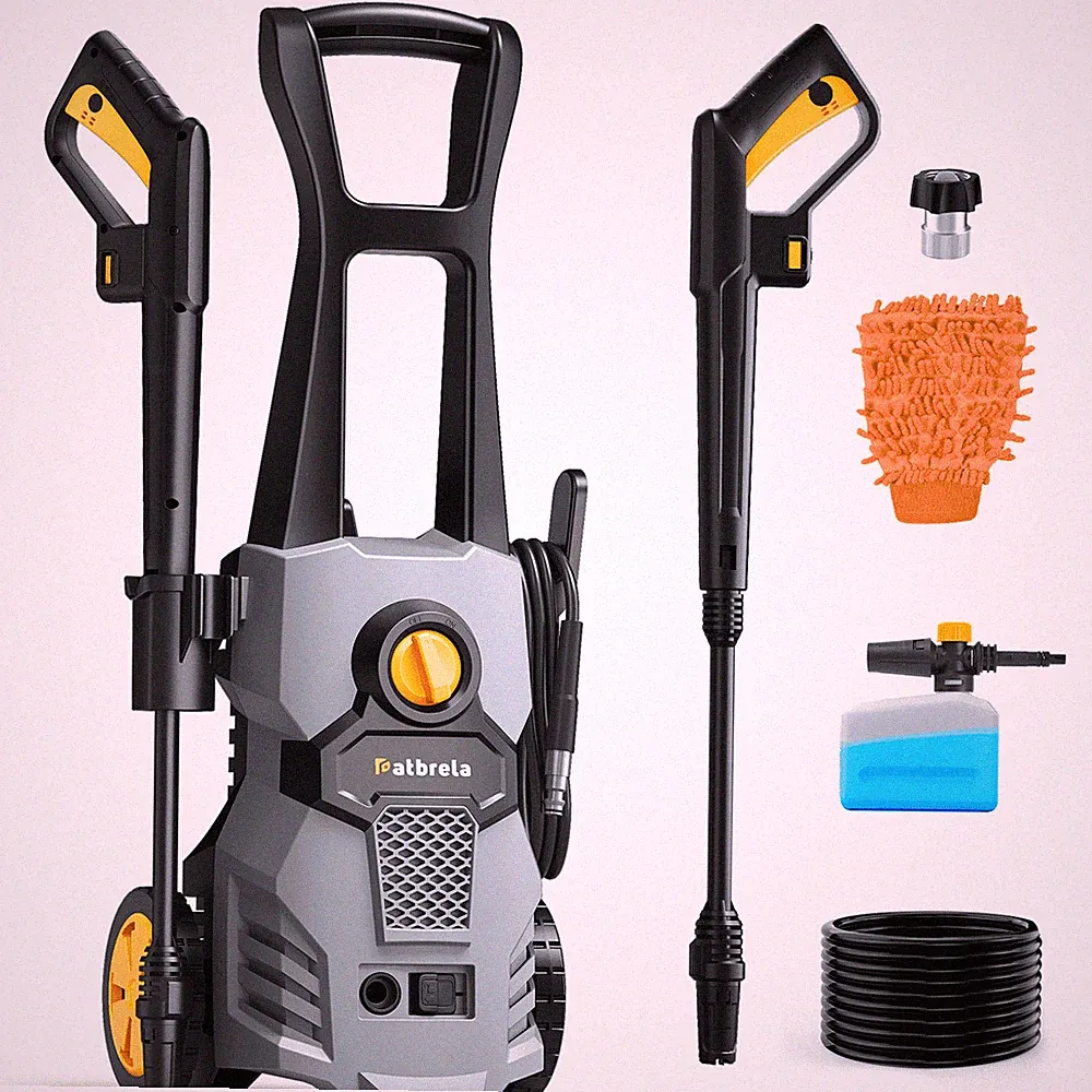 Taskbay 1500W Electric Pressure Washer 4200PSI Portable Power Washer