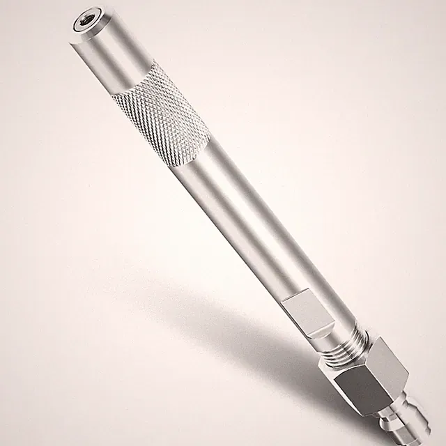 TasuoX Pressure Washer Long Range Chemical Nozzle, 1.2- 3.5 GPM, Silver