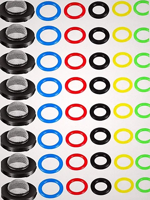 Tatuo 48 Pcs O-Ring Power Pressure Washer Kit 6 Sizes for Power, Gun