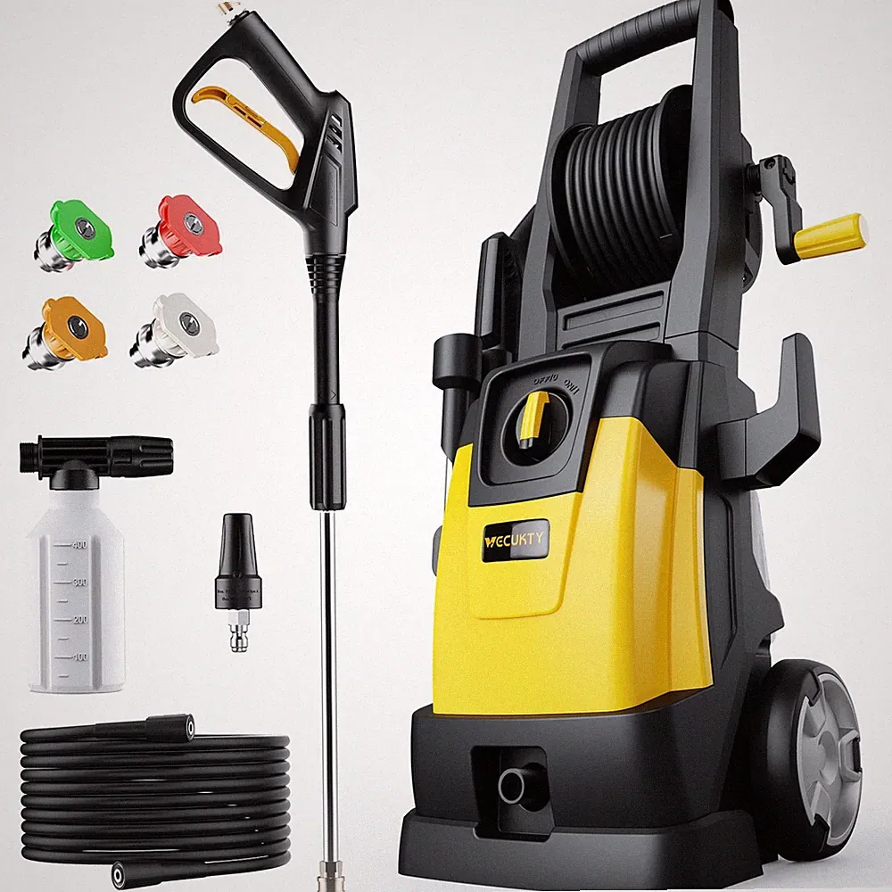 Tcisa Electric Pressure Washer, 4000 PSI, 2.8 GPM, 1500W Motor, 35FT Power Cord
