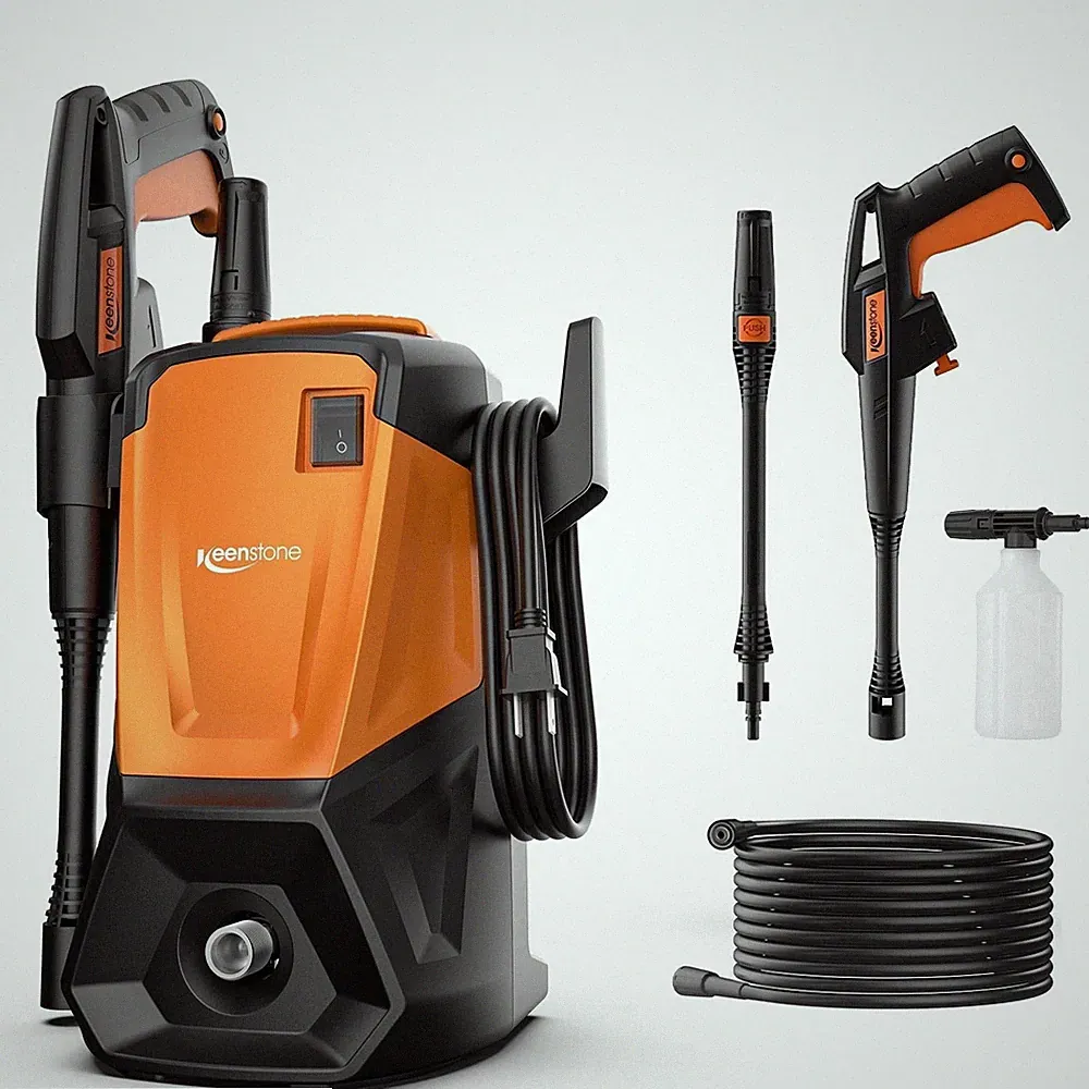 Tcisa Keenstone Electric Pressure Washer, 1500W, 4000 PSI, 2.6 GPM, Adjustable