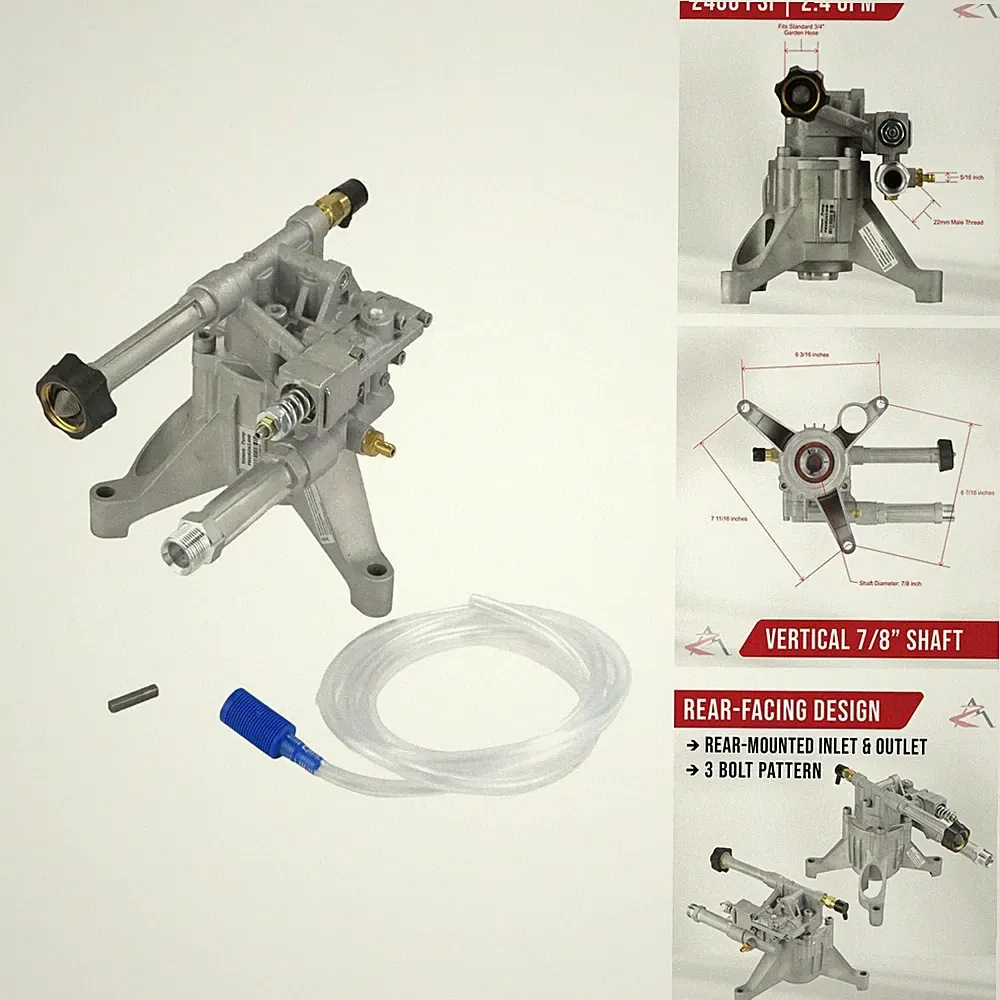The ROP Shop 2400 PSI 2.4 GPM 7/8" Vertical Shaft Pressure Washer Pump