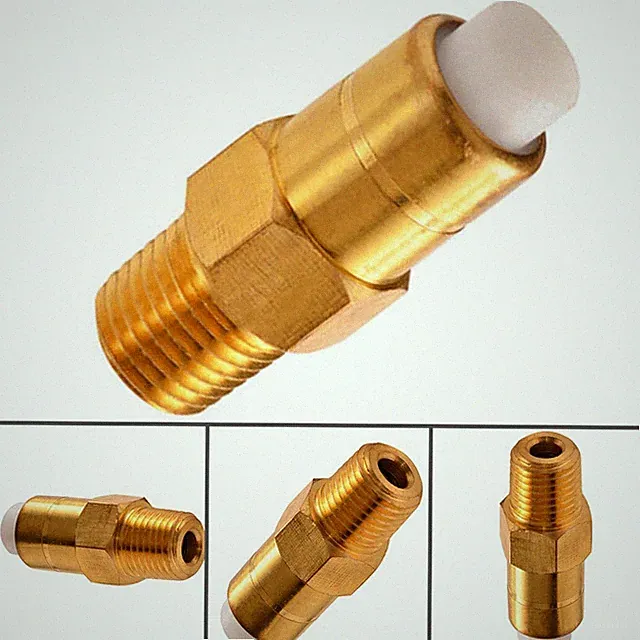 Thermal Release Safety-Relief Brass Valve For Pressure-Washer Pump 1/4Inch -NPT