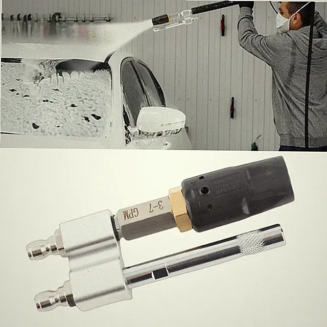 Tip M5 Twist Nozzle Double Head Nozzle Pressure Washer Washing 3-7GPM 6000Psi