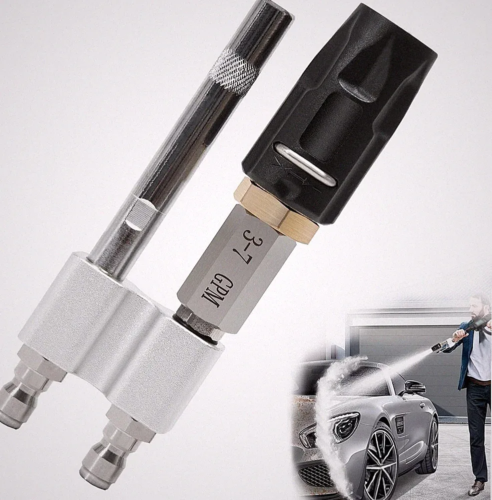 Tip M5 Twist Nozzle for Pressure Washer, 3-7 GPM, Adjustable Long Range Soap...