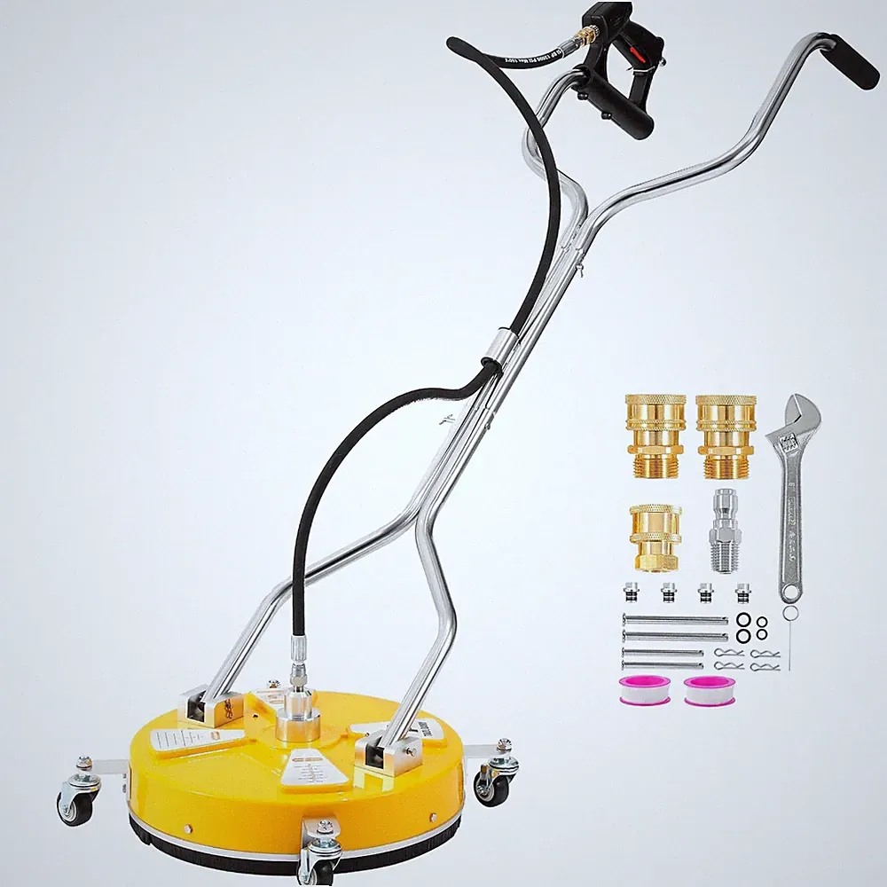 Tool Daily 16.5in Pressure Washer Surface Cleaner 4 Wheels Driveway
