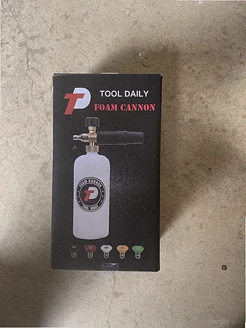 Tool Daily B07HC898GM 1L Foam Cannon with 5 Pressure Nozzle Tips
