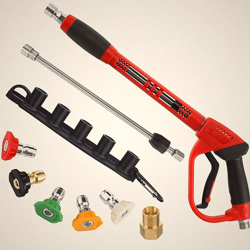 Tool Daily Deluxe Pressure Washer Gun, with Replacement Wand Extension, 5 Nozzle