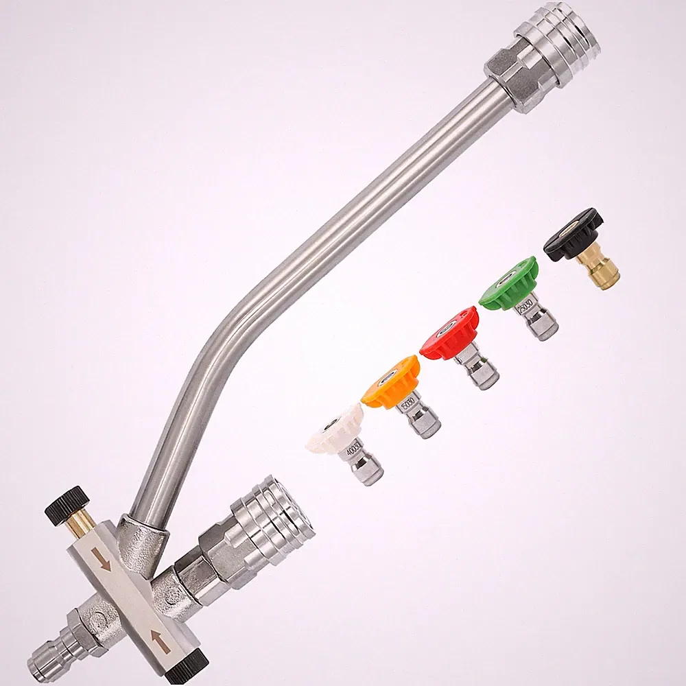 Tool Daily Foam Cannon Dual-Connector Accessory, Pressure Washer Silver