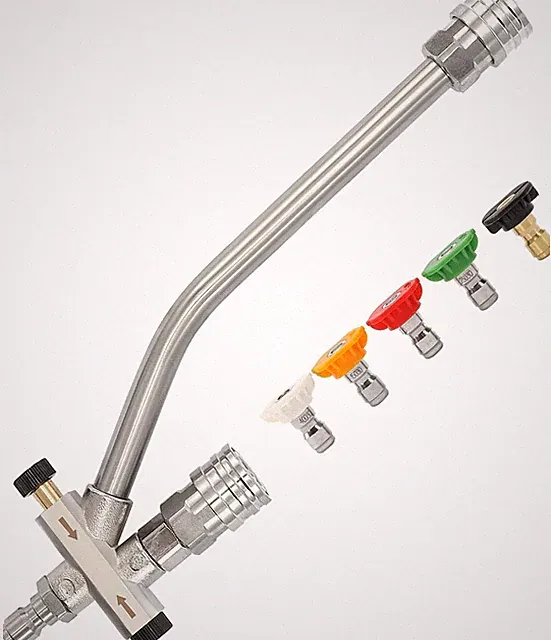 Tool Daily Foam Cannon Dual-Connector Accessory, Pressure Washer Silver