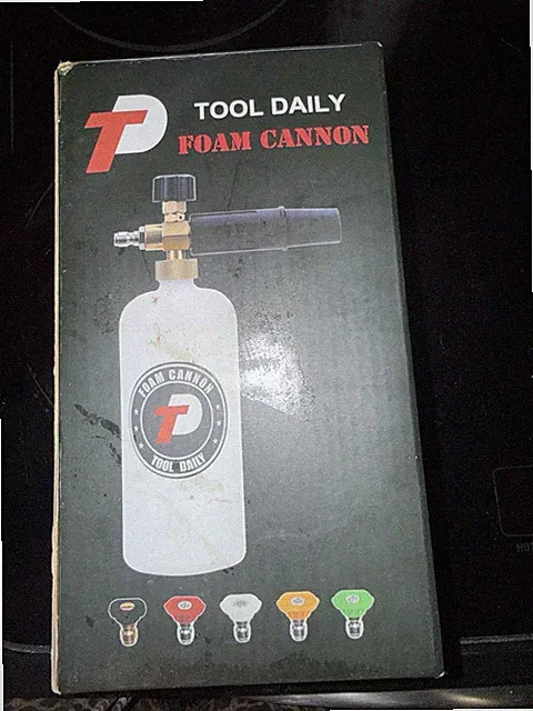 Tool Daily Foam Cannon with A 1/4 Inch Quick Connector. For Pressure Washer New