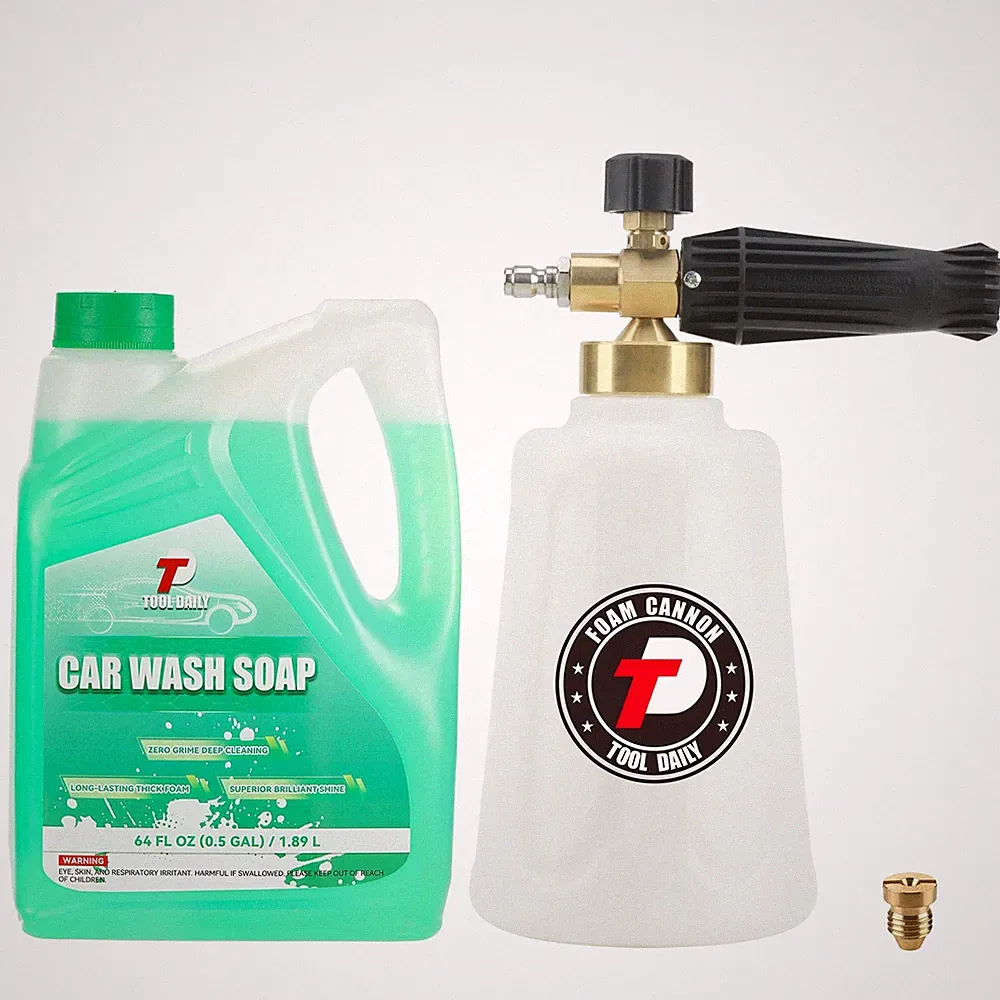 Tool Daily Foam Cannon with Car Wash Soap Kit for Pressure Washer