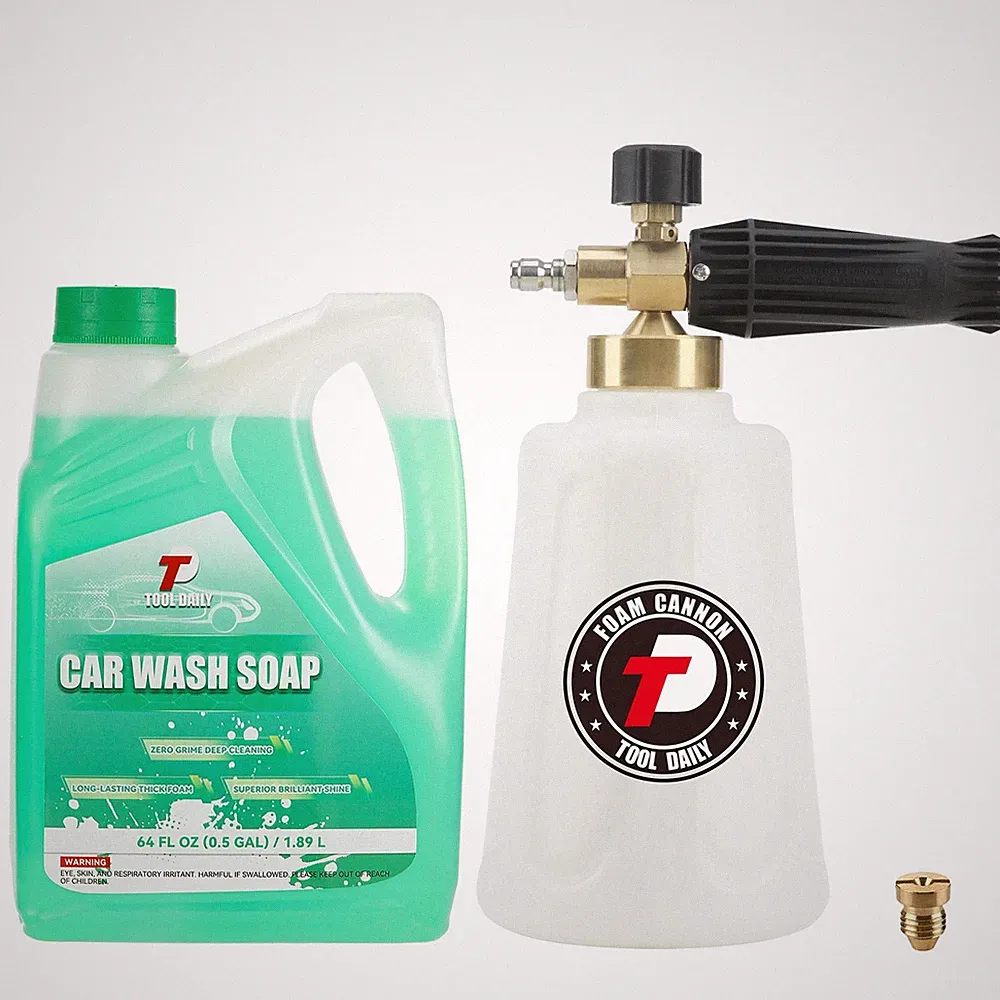 Tool Daily Foam Cannon with Car Wash Soap Kit for Pressure Washer
