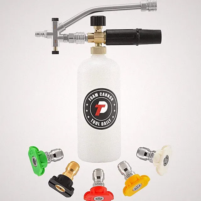 Tool Daily Foam Cannon with Dual Connector Accessory, 1/4 Inch Quick Connector
