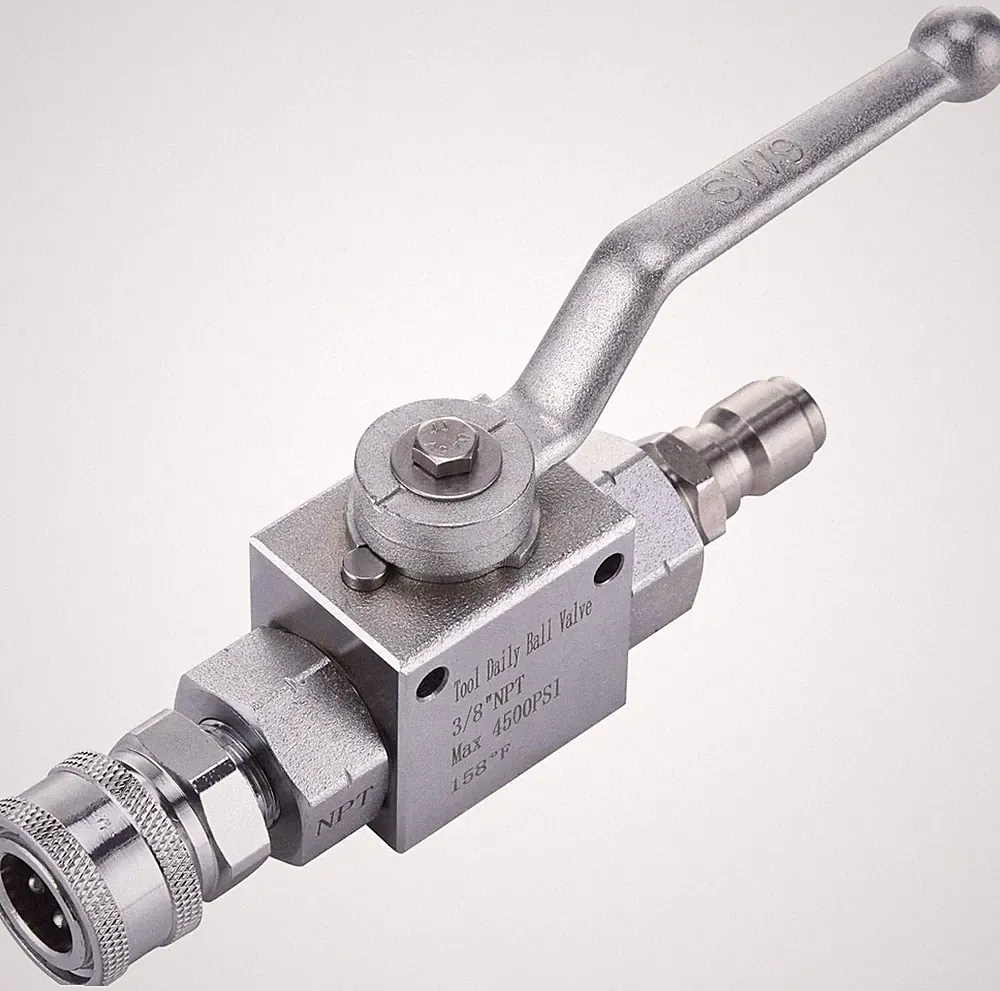 Tool Daily High Pressure Washer Ball Valve Kit, 3/8 Inch Quick Connect | Ball Va