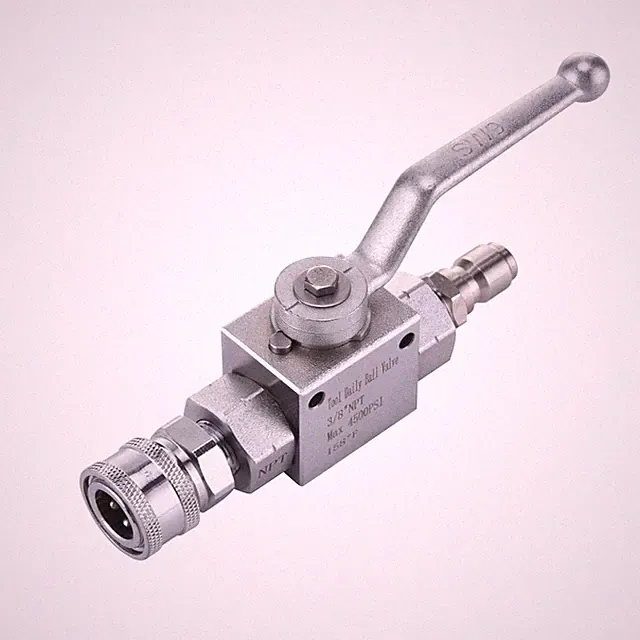 Tool Daily High Pressure Washer Ball Valve Kit, 3/8 Inch Quick Connect for Po...