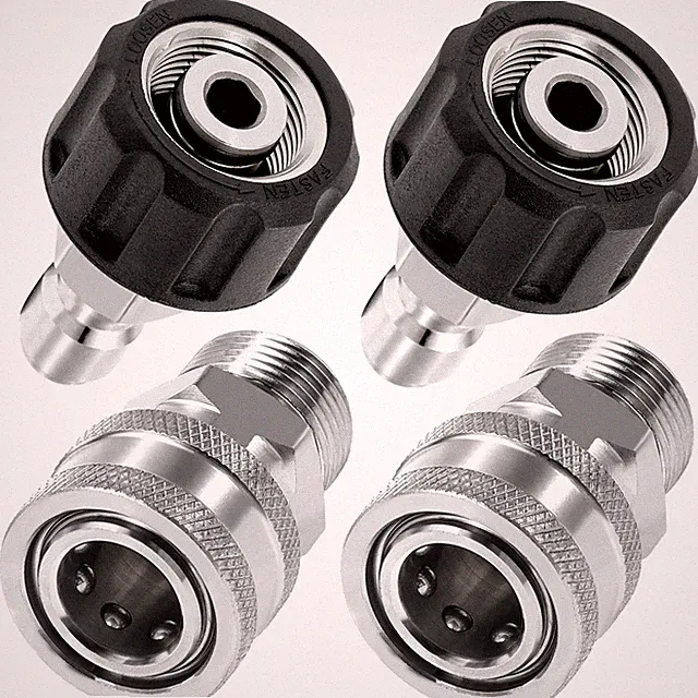 Tool Daily Pressure Washer Adapter Set, Quick Connect Kit, M22 14mm to M22 Me...