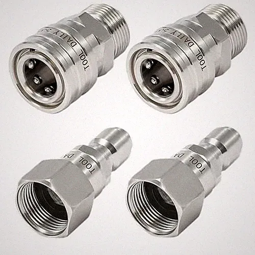 Tool Daily Pressure Washer Adapter Set Swivel, M22 14mm to 3/8" Quick Connect