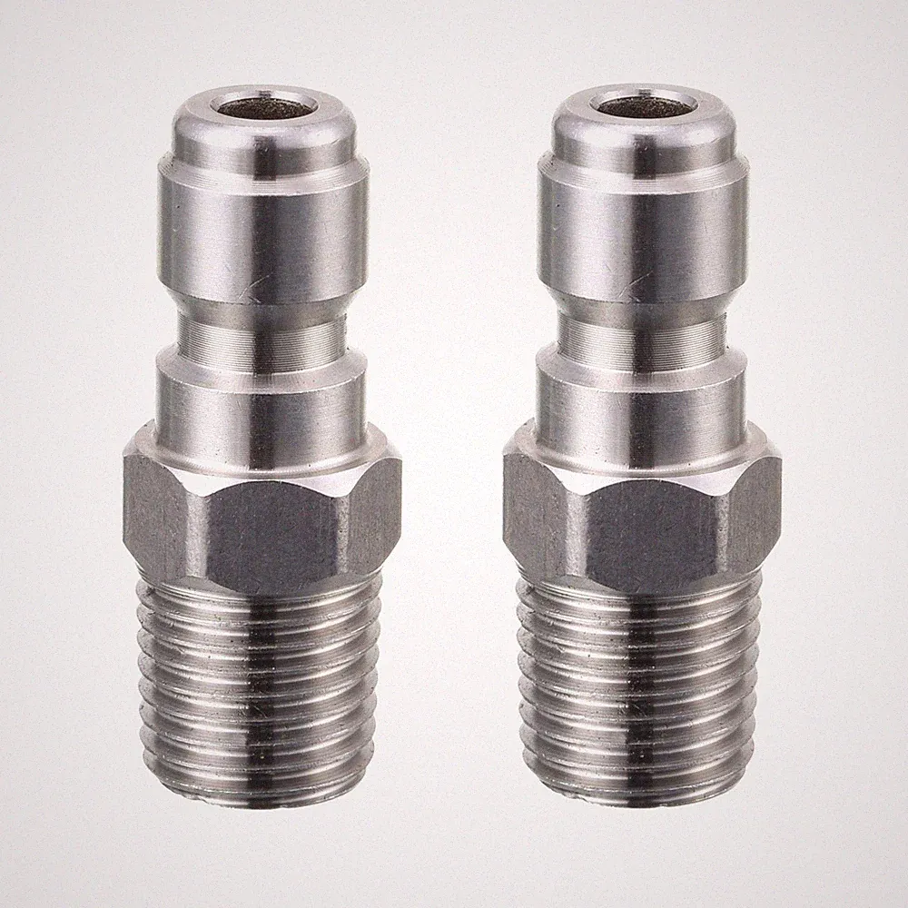 Tool Daily Pressure Washer Coupler, Quick Connect Plug, 1/4 Inch Male NPT Fittin