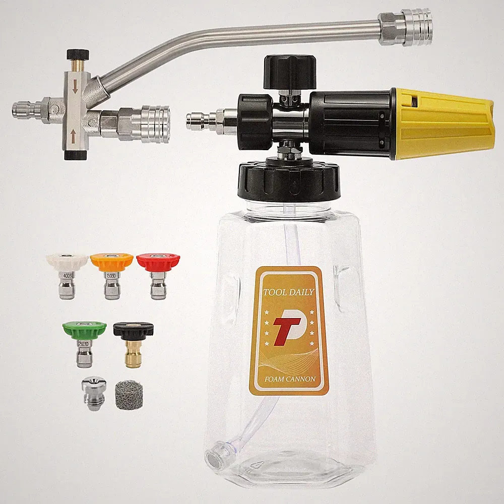 Tool Daily Pressure Washer Foam Cannon with DualConnector Accessory