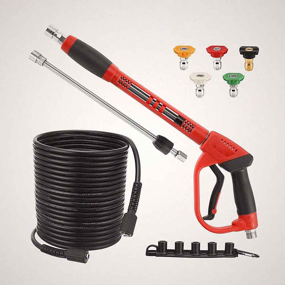 Tool Daily Pressure Washer Gun and Hose Kit, 50 FT Power Washer Hose and Repl...