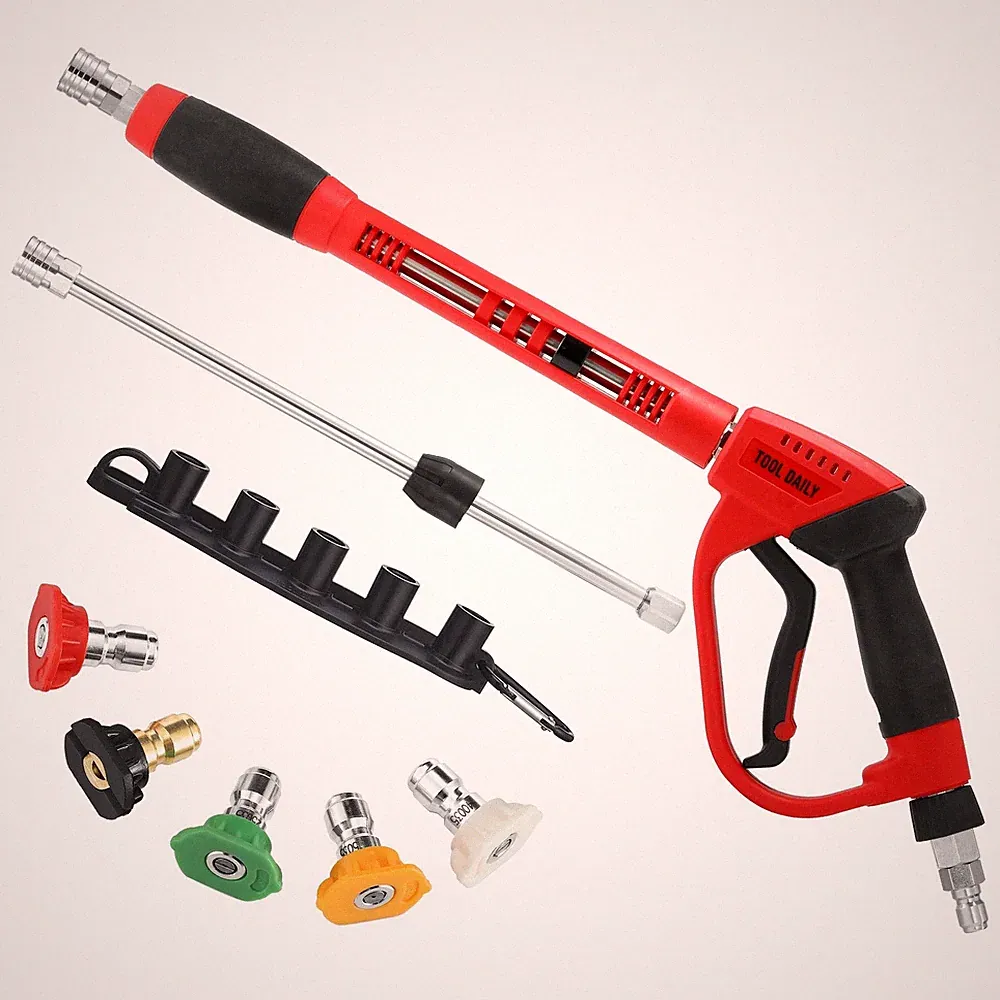 Tool Daily Pressure Washer Gun with 3/8” Swivel Quick Connector, Replaceme