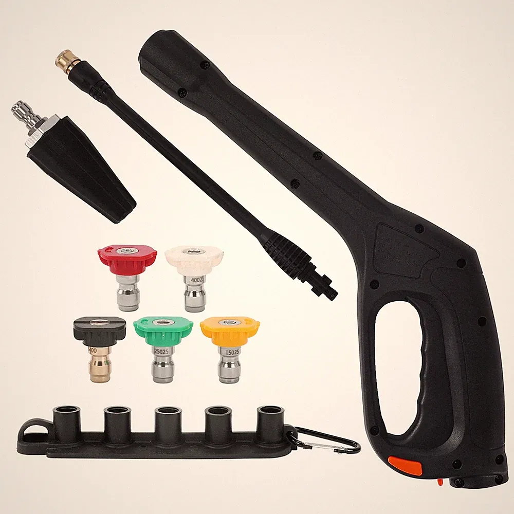 Tool Daily Pressure Washer Gun with Replacement Wand, 16.9 inches, Black