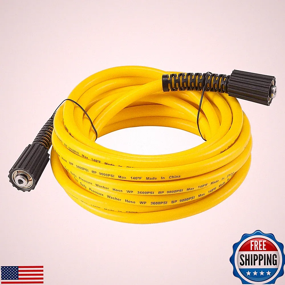 Tool Daily Pressure Washer Hose 25 FT X 1/4", Replacement Power Washer Extens