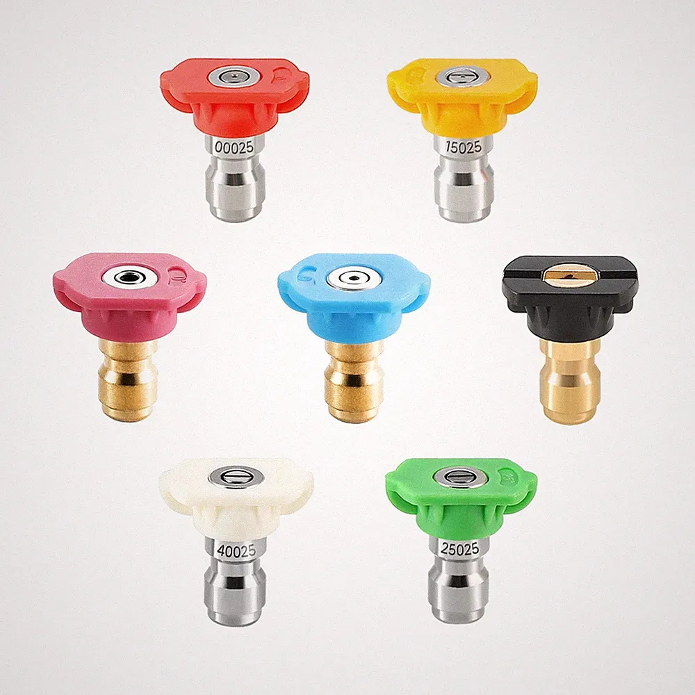 Tool Daily Pressure Washer Nozzle Tips, Multiple Orifice 2.5-7 pack, 7 Colors