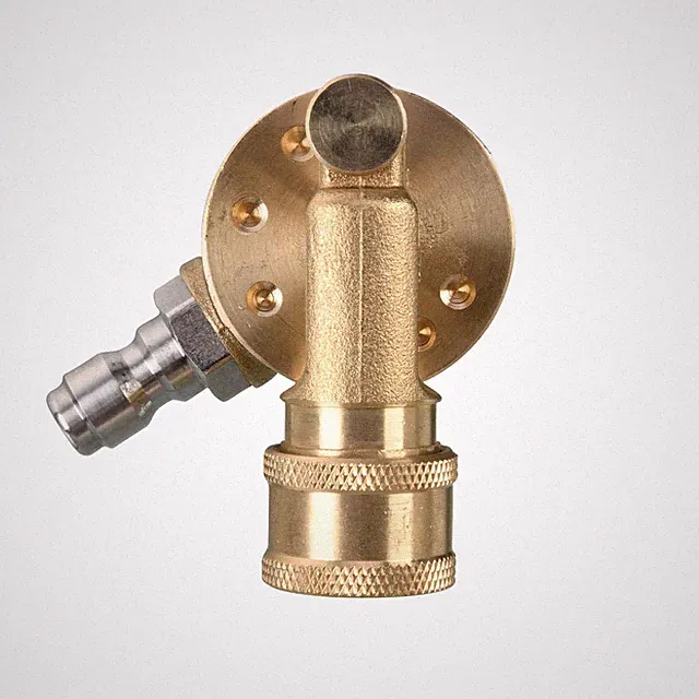 Tool Daily Pressure Washer Pivoting Coupler, Gutter Cleaner Attachment