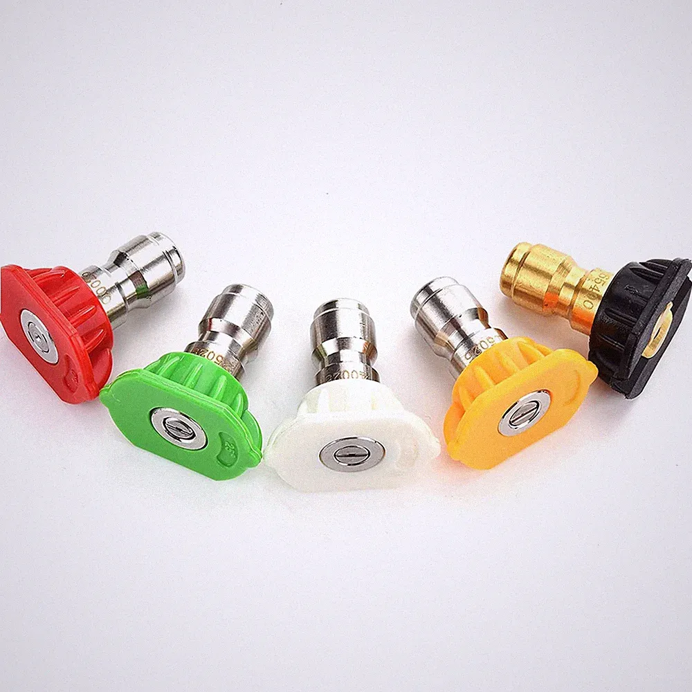 Tool Daily Pressure Washer Spray Nozzle Tips Multiple Orifice 2.5, 5 Colors