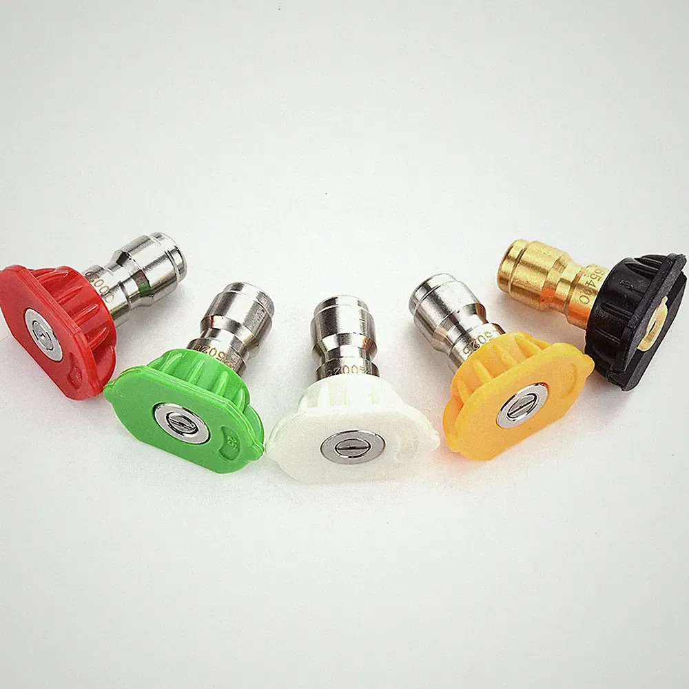Tool Daily Pressure Washer Spray Nozzle Tips Multiple Orifice 2.5, 5 Colors